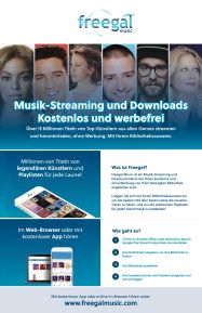 freegal - Musik streamen mit Ihrer Bibliothekskarte